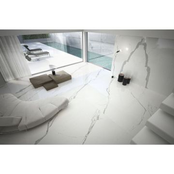 Керамогранит Ariostea Ceramica (Ариостэ Керамика) Ultra Marmi Statuario Ultra polished 150x300 см, UM6L300260