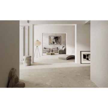 Керамогранит Florina Ceramics (Флорина Керамикс) Heliostone Impact Latte Matt 9mm 120x120 см, HI1