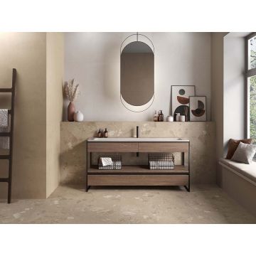 Керамогранит Florina Ceramics (Флорина Керамикс) Heliostone Meteor Latte Matt 9mm 120x120 см, HM1