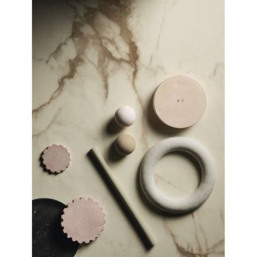 Керамогранит Sapienstone (Сапиенстоун) Calacatta Macchia Vecchia 4D cashmere 160x320 см, толщ. 12 мм, SSC3216530G