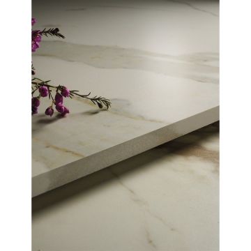 Керамогранит Sapienstone (Сапиенстоун) Calacatta Macchia Vecchia 4D cashmere 160x320 см, толщ. 12 мм, SSC3216530G