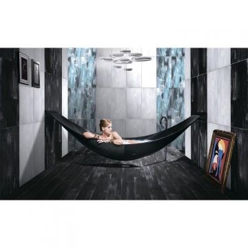 Керамогранит Tonino Lamborghini (Тонино Ламборгини) Marina Bay Decoro Logo Bianco 45x90 см, TL45MB5DP