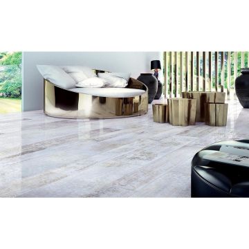 Керамогранит Tonino Lamborghini (Тонино Ламборгини) Montecarlo Decoro D Bianco 15x90 см, TL15MC05D