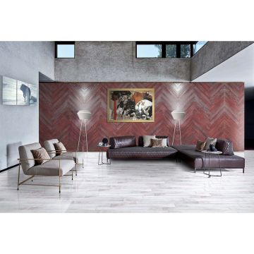 Керамогранит Tonino Lamborghini (Тонино Ламборгини) Montecarlo Bianco 22,5x90 см, TL22MC05