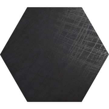 Керамогранит Tonino Lamborghini (Тонино Ламборгини) Indy Nero Esagono lato 20 40x34,6 см, TL20ID08