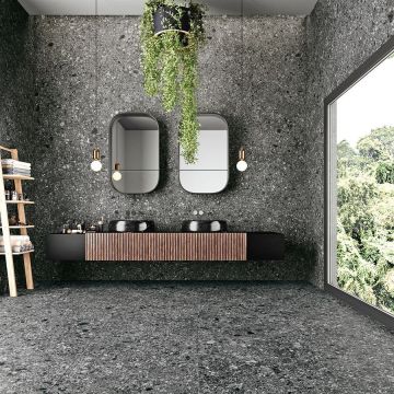Керамогранит Tuscania Ceramiche (Тасканиа Керамише) Ceppo di Gre Gre Anthracite ректификат 61x122,2 см, толщ. 9,5 мм, R63CG.AN