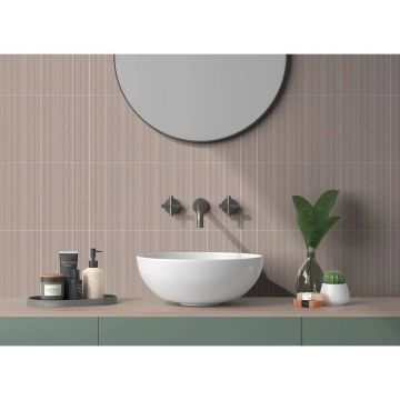 Керамическая плитка Estudio Ceramico (Естудио Керамико) Glenbrook Blanc Canvas Stripes 5x20 см