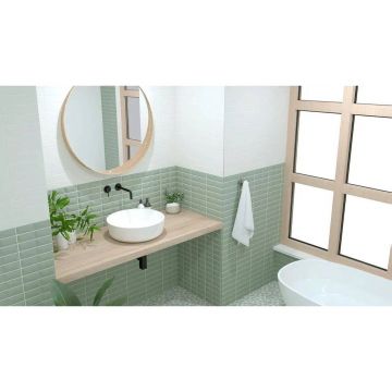 Керамическая плитка Estudio Ceramico (Естудио Керамико) Glenbrook October Mist Padded 5x20 см