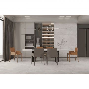 Керамогранит Kerald (Кералд) Rock Scotchy Bianco Carving 80х160 см