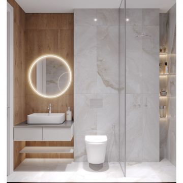 Керамогранит Kerald (Кералд) Coral Silver satin 60х120 см