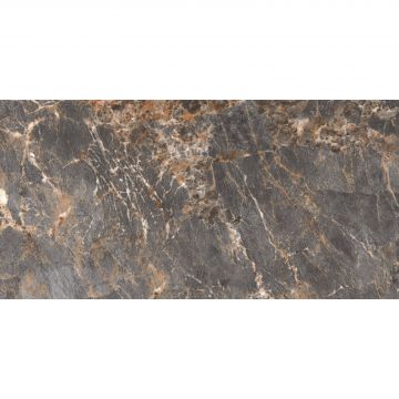 Керамогранит Kerald (Кералд) Amazonite Black High Glossy 60х120 см