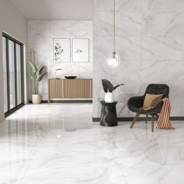 Керамогранит Kerald (Кералд) Endless Onice Ocean Bianco Glossy 60х120 см