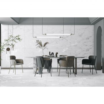 Керамогранит Kerald (Кералд) Calacatta Arabesque Grey Carving 60х120 см
