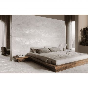 Керамогранит Kerald (Кералд) Aster Bianco Punch + Carving 60х120 см