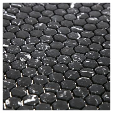 Мозаика Imagine!Lab Стекло 15х15 см черная глазурованная AGHG15-BLACK