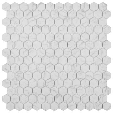 Мозаика Imagine!Lab Стекло 23х26 мм 293х297 мм белая матовая AGHG23-WHITE