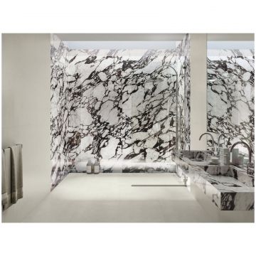 Керамогранит Ape Xlining Medicea Marble Honed Rect 120х280 см белый, черный матовая A040176