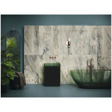 Керамогранит Ape Xlining Gaya Quart Gaya Quartzite Pol Rect 120х280 см серый полированная A039583