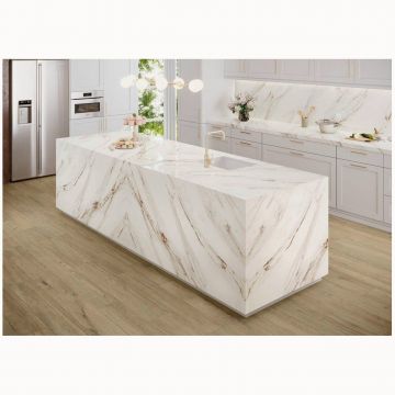 Керамогранит Coverlam Calacata Vaglie Seda 120х280 см белый, коричневый лаппатированная 78CVP48