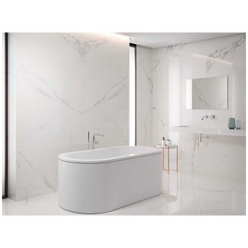 Керамогранит Coverlam Estatuario Natural 100х300 см белый матовая 78ES41E