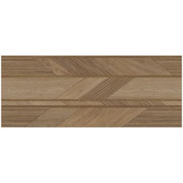 Керамическая плитка Porcelanosa 3D Gent Arrow 3D Roble 60х120 см коричневый матовая 100337338