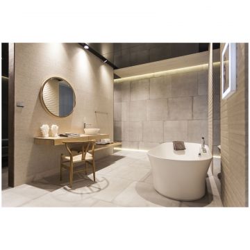 Керамическая плитка Porcelanosa Capri Bone 45х120 см кремовый матовая 100202526