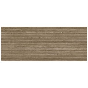 Керамическая плитка Porcelanosa 3D Gent Line 3D Roble 59,6X150(A) 60х120 см коричневый матовая 100337297