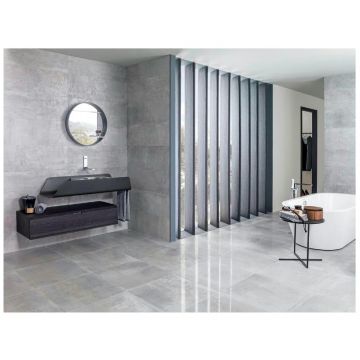 Керамогранит Porcelanosa Metropolitan Silver L 59,6X59,6(A) 60х60 см серебристый лаппатированная 100324773