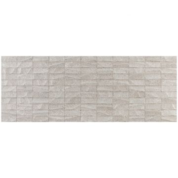 Керамическая плитка Porcelanosa Prada Acero Mosaico 45х120 см серый матовая 100239829