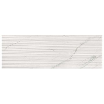Керамическая плитка Supergres Purity Marbele Statuario Str Fluid 30х90 см белый, серый глянцевая PSSF