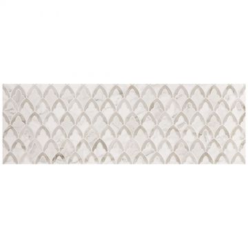 Плитка Дюрстоун Le Blanc 120х40 см белая матовая, Fleur, Durstone