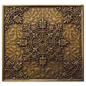 Декор Монели 7,5х7,5 см бронзовый MNL000006, Luxor Shined brass, Moneli