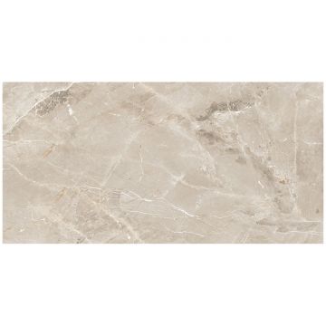 Керамогранит Океан Керамик India 120х60 см бежевый глянцевая OC0000126, Tulip White, Ocean Ceramic