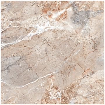 Керамогранит Океан Керамик India 60х60 см бежевый OC0000107, Ascrain Breccia, Ocean Ceramic