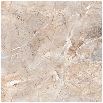 Керамогранит Океан Керамик India 60х60 см бежевый OC0000107, Ascrain Breccia, Ocean Ceramic