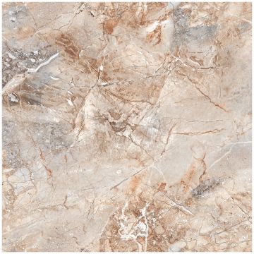 Керамогранит Океан Керамик India 60х60 см бежевый OC0000107, Ascrain Breccia, Ocean Ceramic