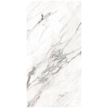 Керамогранит India 80х160 80х160 см белый, серый глазурованная Sugar OC0000227, Calcutta Florim