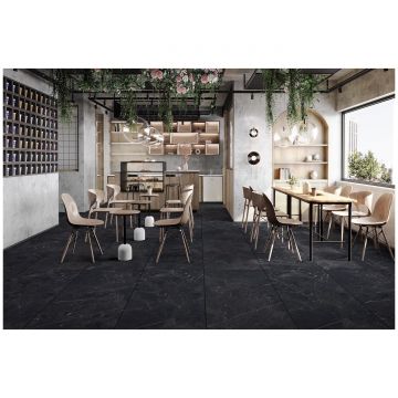 Керамогранит Океан Керамик India 80х160 см черный матовая OC0000220, Element Amaranto Black, Ocean Ceramic