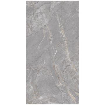 Керамогранит Океан Керамик India 80х160 см серый глазурованная OC0000133, Rexo Grey, Ocean Ceramic