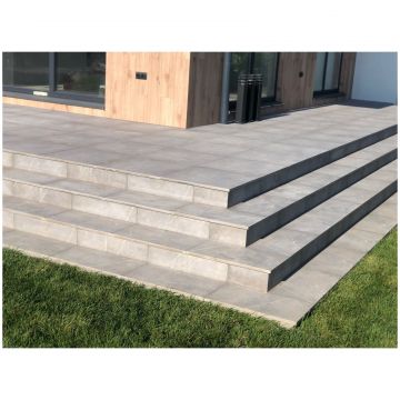 Керамогранит Океан Керамик Iran 20 мм 121х61 см серый матовая IRN000050, Arion Gray Dark, Ocean Ceramic