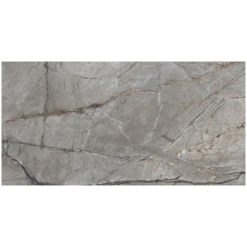 Керамогранит Океан Керамик India Slim 120х60 см серый OC0000070, Carnica Grey, Ocean Ceramic