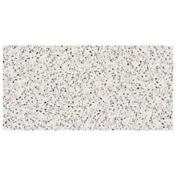 Керамогранит Океан Керамик India Slim 120х60 см белый OC0000032, Chips Stone Bianco, Ocean Ceramic
