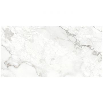 Керамогранит India 120х60 см белый, серый матовый OC0000176, Breccia Bianco