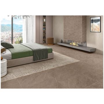 Керамогранит Океан Керамик India 120х60 см коричневый матовая OC0000188, Carbonio Bisque, Ocean Ceramic