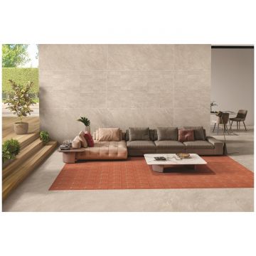 Керамогранит Океан Керамик India 120х60 см коричневый матовая OC0000188, Carbonio Bisque, Ocean Ceramic