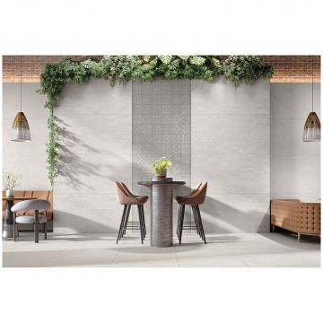 Керамогранит Океан Керамик India 120х60 см серый матовая OC0000187, Carbonio White, Ocean Ceramic