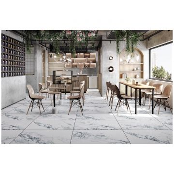 Керамогранит Океан Керамик India 120х60 см белый, серый матовая OC0000183, Element Calacutta, Ocean Ceramic