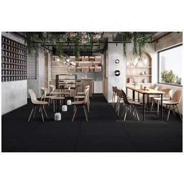 Керамогранит India 120х60 см черный матовый OC0000229, Hammer Stone Lepola Black Matt (Fullbody) 60х120 Океан Керамик