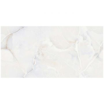Керамогранит Infinity Bell Onyx Natural India 120х60 см белый, серый глянцевая OC0000218, Infinity Bell Onyx Natural