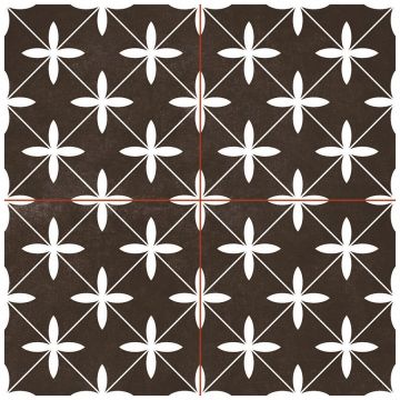 Базовая плита Niceker Chic 45,2х45,2 см черный неполированная NKR_CH_PO_BLA_DP, Poole Black, Niceker